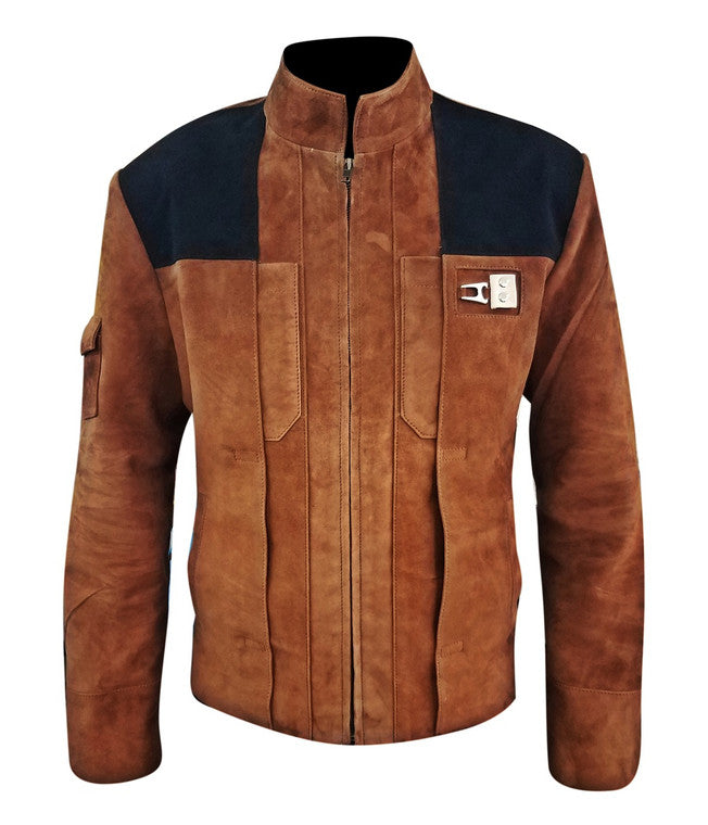 Solo A Star Wars Story Genuine Suede Leather Jacket