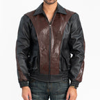 Burned In Shadows Faux Leather Jacket