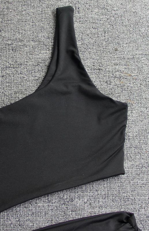 Ladies Sexy Lace-Up Hollow Out Hip Dress