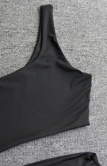 Ladies Sexy Lace-Up Hollow Out Hip Dress