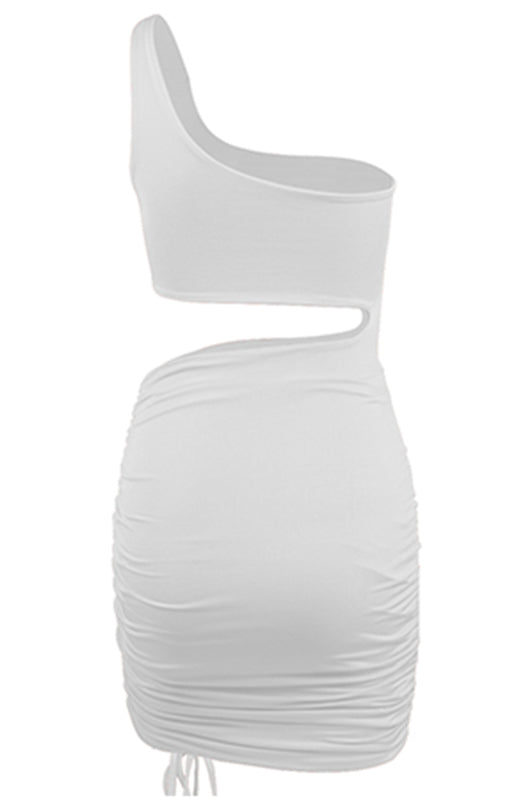 Ladies Sexy Lace-Up Hollow Out Hip Dress