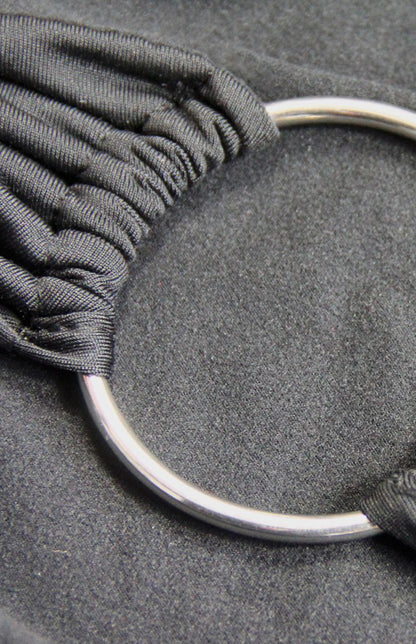 Women's One-Shoulder Long Sleeve Cutout Slit Dress