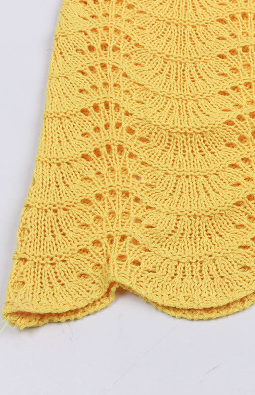 Women’s Sleeveless Solid Knit Dress with Side Cutout