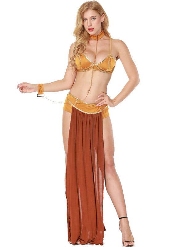 Women’s Halloween Dance Queen Long Skirt Costume – Festival Style