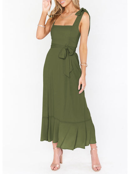 Women’s Elegant French-Inspired Commuter Slit Dress – Sophisticated Fit