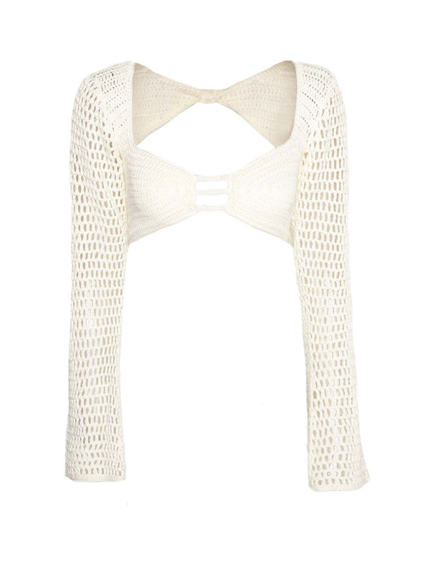 Women's Knitted Long Sleeve Maxi Skirt Set – Cozy & Chic