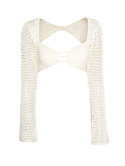 Women's Knitted Long Sleeve Maxi Skirt Set – Cozy & Chic