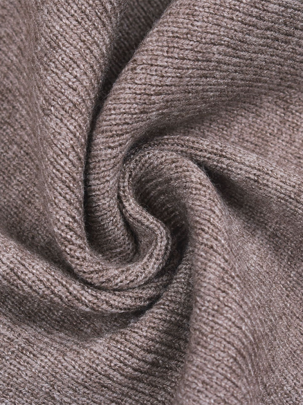 Women’s Suspender Knitted Rabbit Fur Dress with Flower Texture