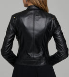 Astra Edge Black Leather Jacket