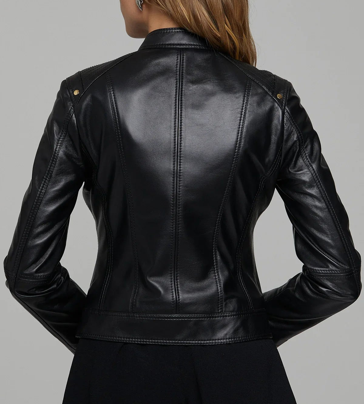 Astra Edge Black Leather Jacket