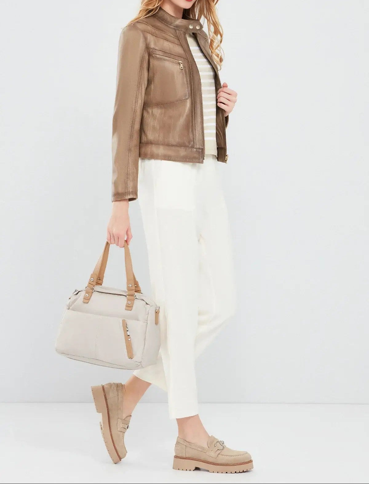 Aristona Luxe Women Leather Jacket