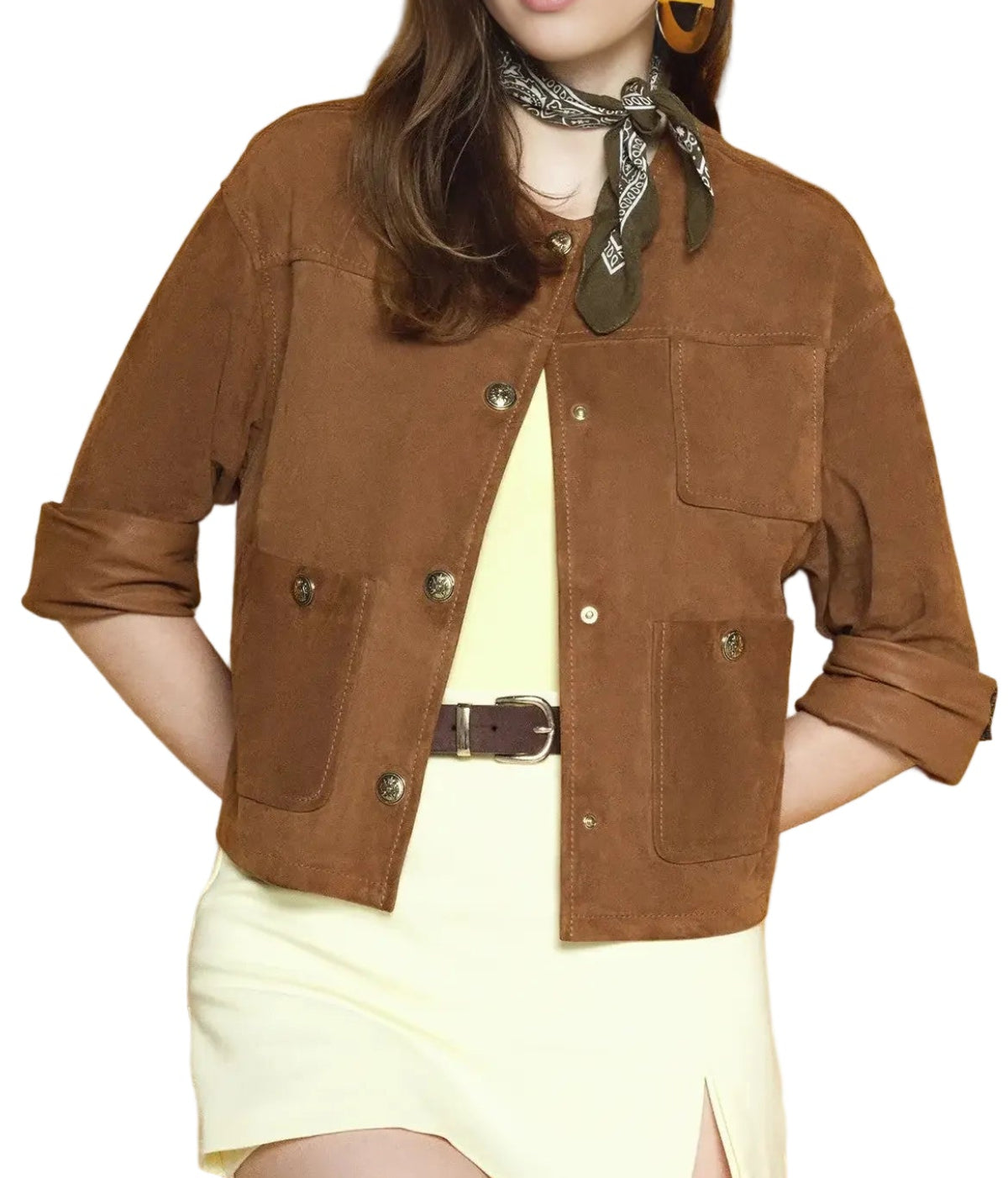 Savanna Sun Short Brown Jacket